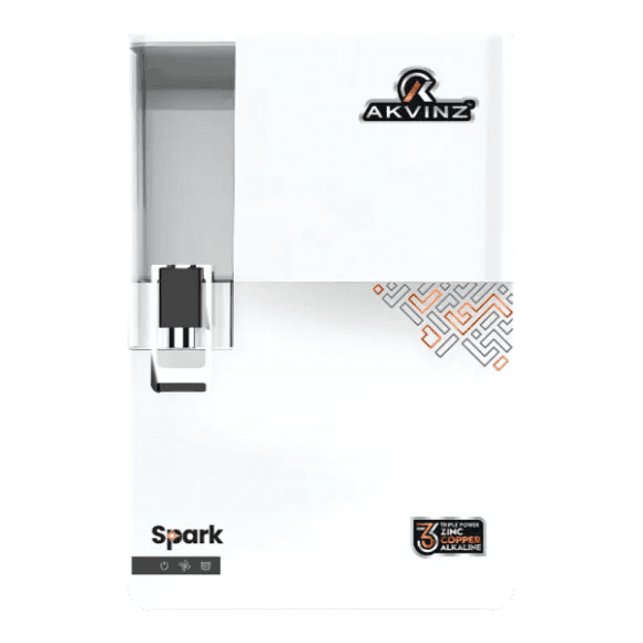 Akvinz Spark RO Water Purifier in Pearl White