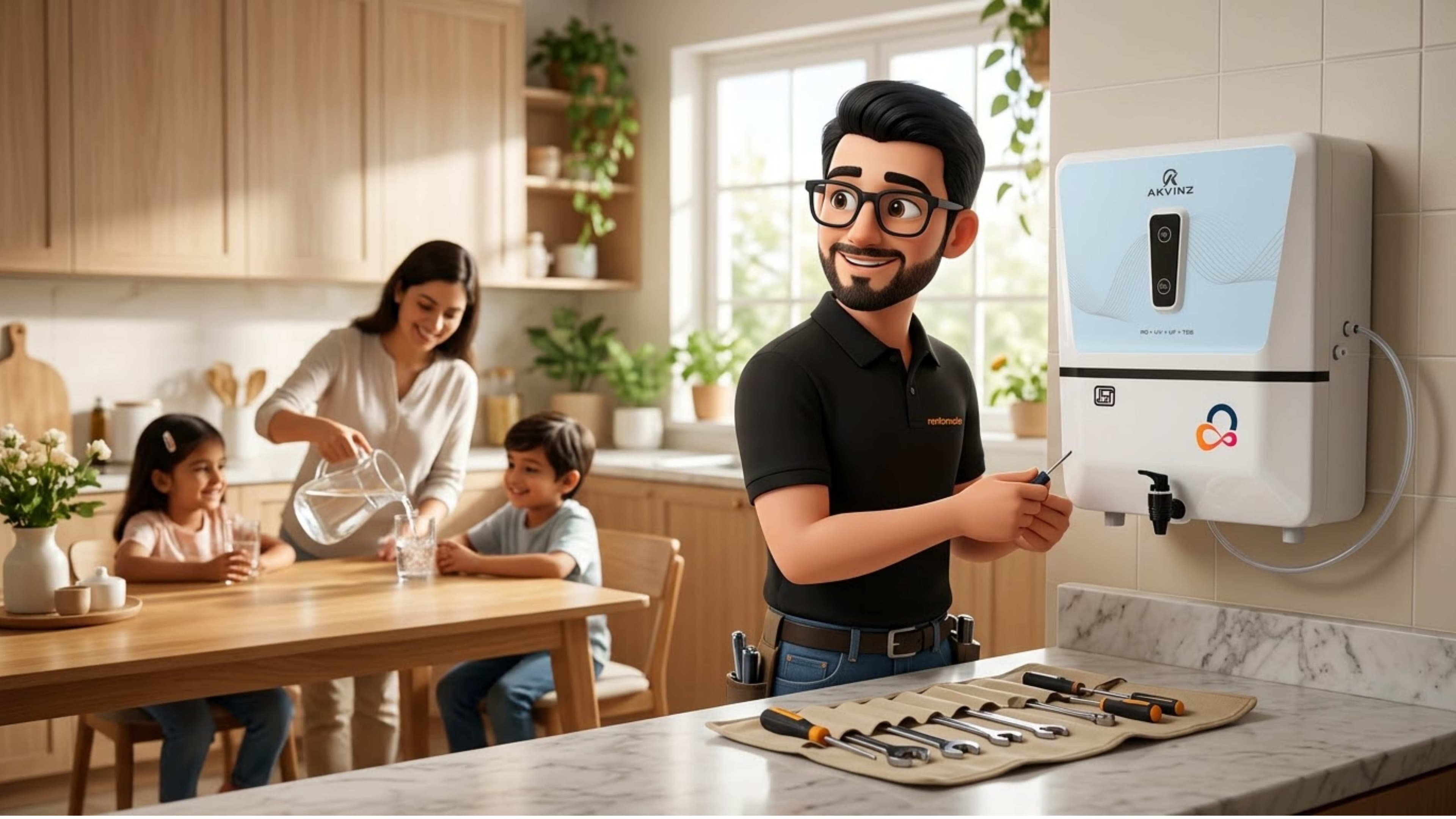 Comparing RO water purifier maintenance costs, including filters, membranes, booster pumps and power supplies.