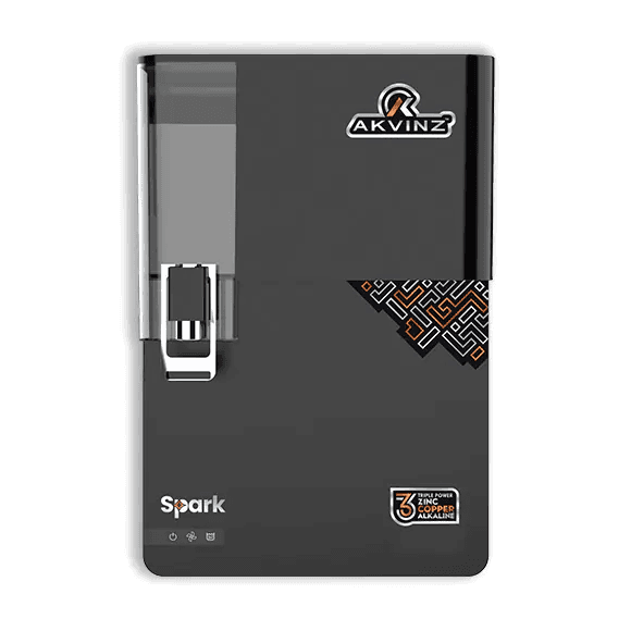 Akvinz Spark RO Water Purifier in Midnight Black